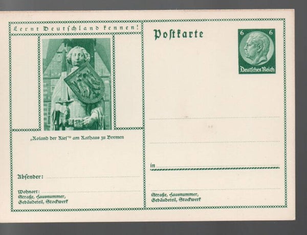 Deutsches Reich Bildpostkarte P232/ 015 ungebraucht/ *