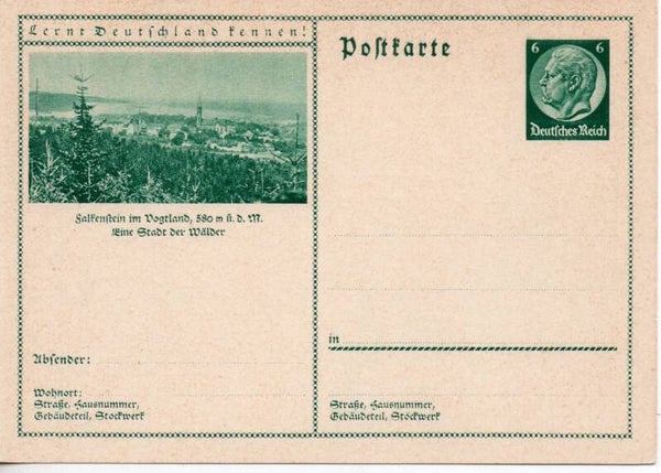 Deutsches Reich Bildpostkarte P232/ 033 ungebraucht/ *
