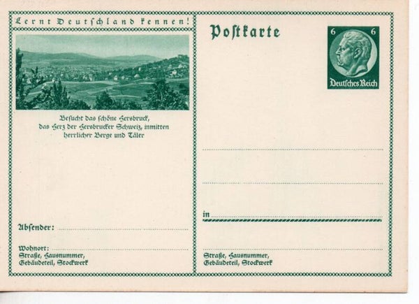 Deutsches Reich Bildpostkarte P232/ 051 ungebraucht/ *