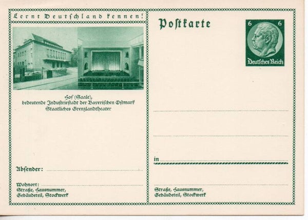 Deutsches Reich Bildpostkarte P232/ 055 ungebraucht/ *