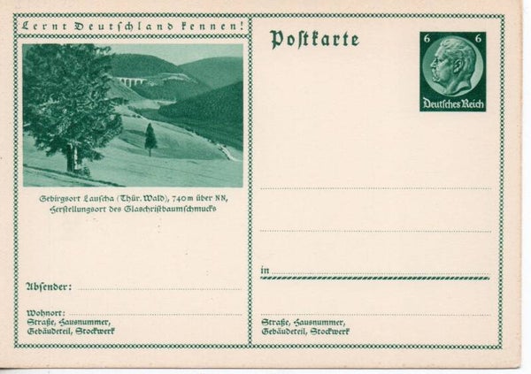 Deutsches Reich Bildpostkarte P232/ 072 ungebraucht/ *