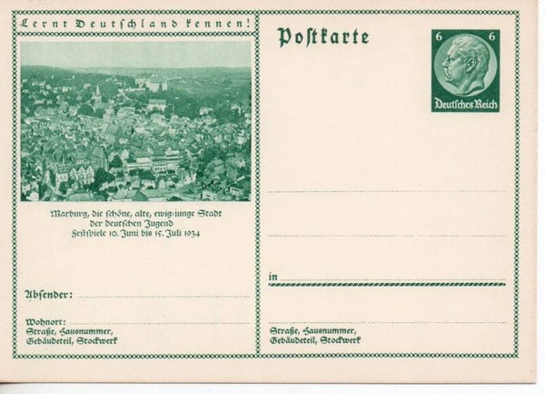 Deutsches Reich Bildpostkarte P232/ 080 ungebraucht/ *