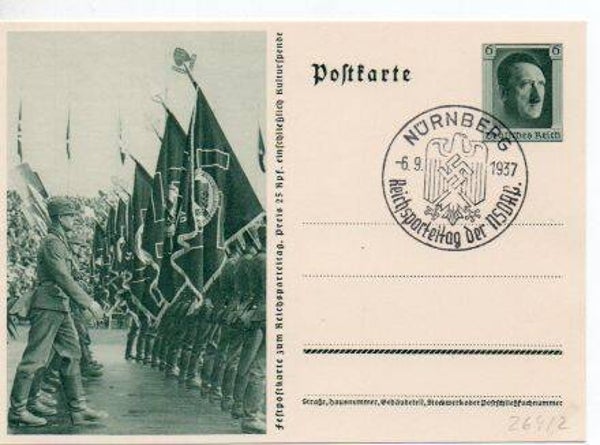 Deutsches Reich Bildpostkarte P264/ 02 mit SST gestempelt/ o