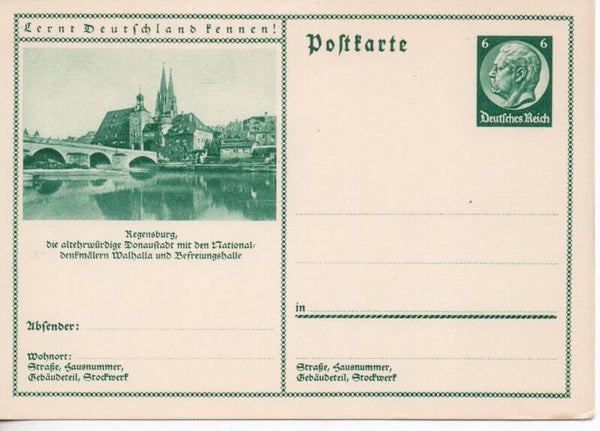 Deutsches Reich Bildpostkarte P232/ 096 ungebraucht/ *