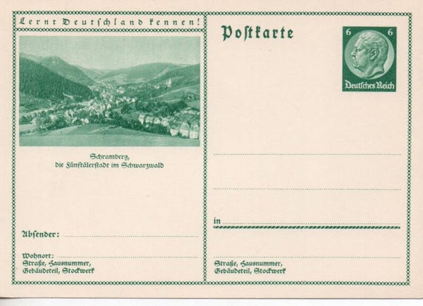 Deutsches Reich Bildpostkarte P232/ 0109 ungebraucht *