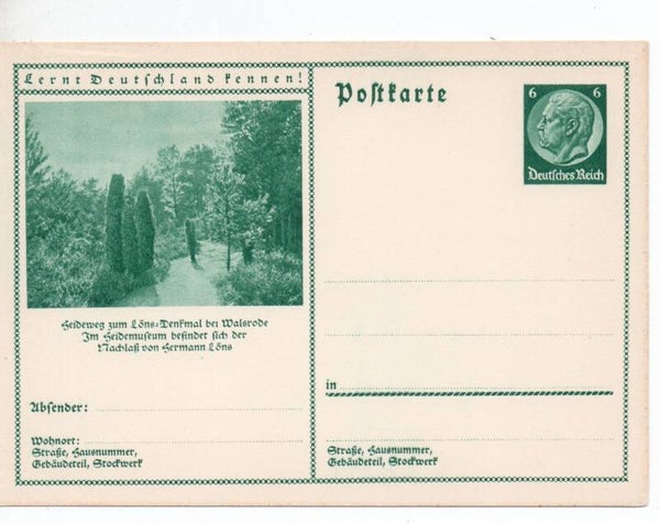 Deutsches Reich Bildpostkarte P232/ 0127 ungebraucht *