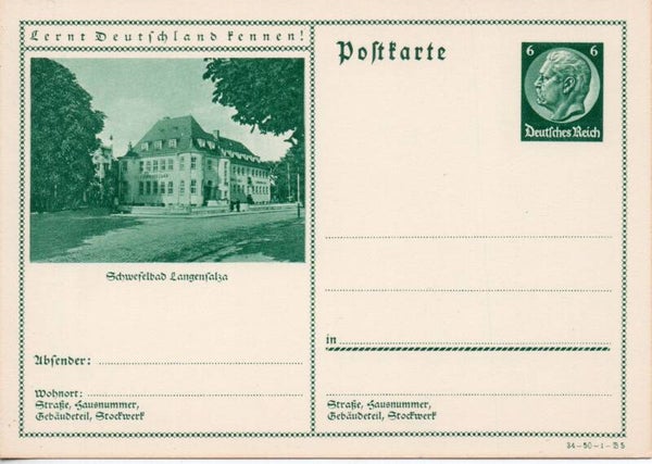 Deutsches Reich Bildpostkarte P233/ 34-50-1-B5 ungebraucht/ *