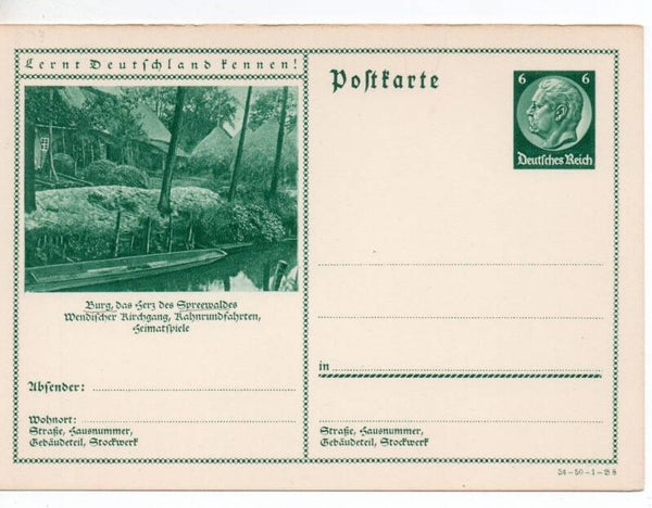 Deutsches Reich Bildpostkarte P233/ 34-50-1-B8 ungebraucht/ *