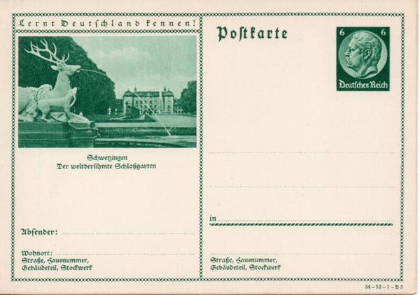 Deutsches Reich Bildpostkarte P233/ 34-52-1-B3 ungebraucht/ *