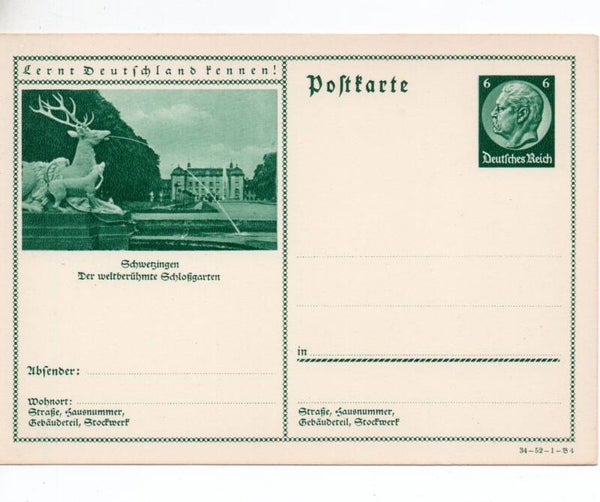 Deutsches Reich Bildpostkarte P233/ 34-52-1-B4 ungebraucht/ *