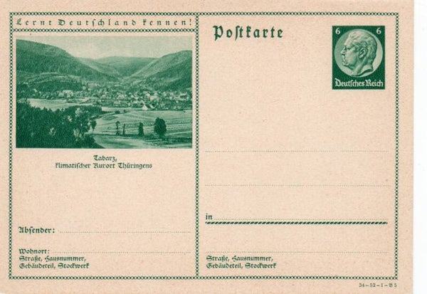 Deutsches Reich Bildpostkarte P233/ 34-52-1-B5 ungebraucht/ *