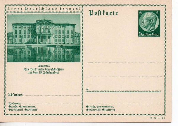 Deutsches Reich Bildpostkarte P233/ 34-52-1-B7 ungebraucht/ *