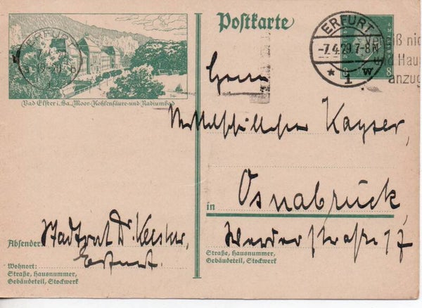 Deutsches Reich Bildpostkarte P185/ 03 gelaufen/ o