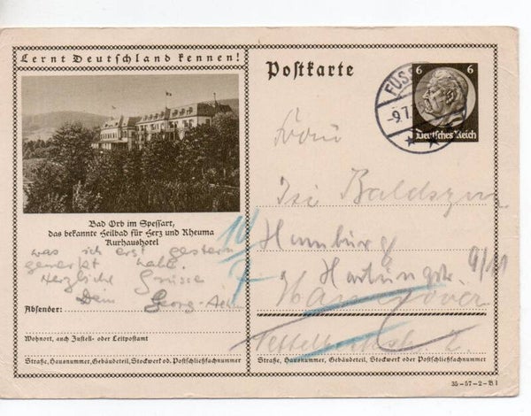 Deutsches Reich Bildpostkarte P236/ 35-57-1-B1 gelaufen/ o