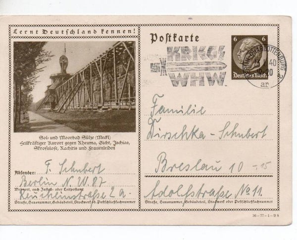 Deutsches Reich Bildpostkarte P236/ 36-77-1-B8 gelaufen/ o