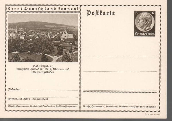 Deutsches Reich Bildpostkarte P236/ 34-53-1-B5 ungebraucht/ *