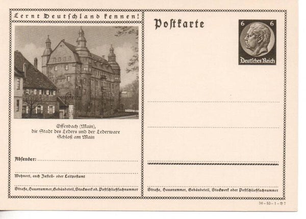 Deutsches Reich Bildpostkarte P236/ 34-53-1-B7 ungebraucht/ *