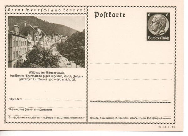 Deutsches Reich Bildpostkarte P236/ 35-54-1-B3 ungebraucht/ *