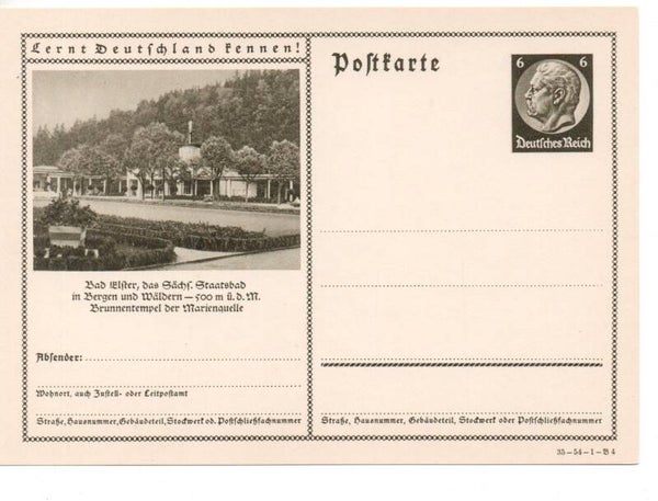 Deutsches Reich Bildpostkarte P236/ 35-54-1-B4 ungebraucht/ *