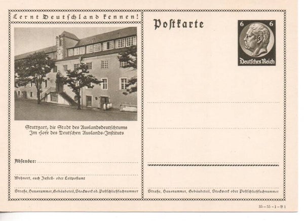 Deutsches Reich Bildpostkarte P236/ 35-55-1-B1 ungebraucht/ *