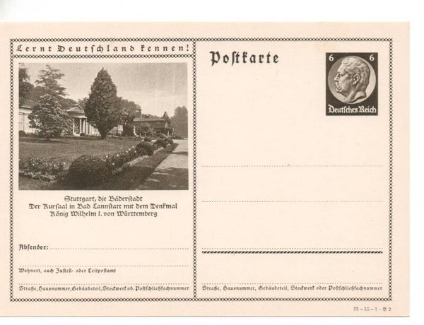 Deutsches Reich Bildpostkarte P236/ 35-55-1-B2 ungebraucht/ *
