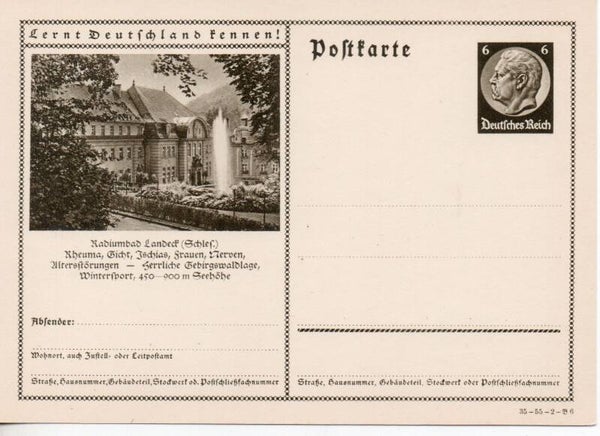 Deutsches Reich Bildpostkarte P236/ 35-55-1-B6 ungebraucht/ *