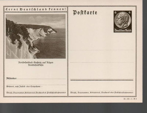 Deutsches Reich Bildpostkarte P236/ 35-56-1-B2 ungebraucht/ *