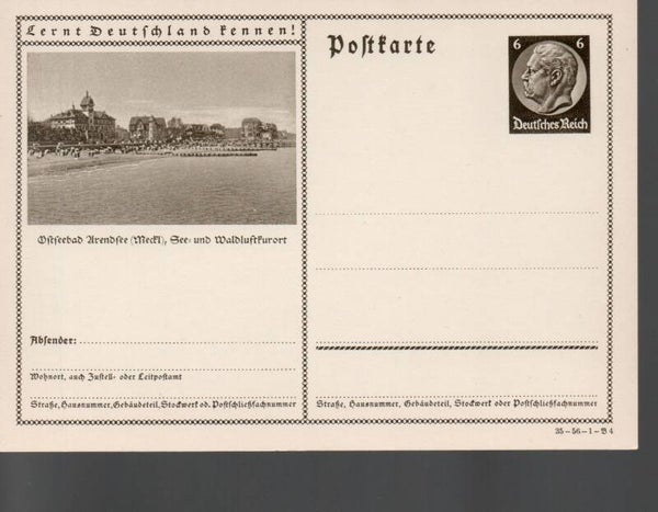 Deutsches Reich Bildpostkarte P236/ 35-56-1-B4 ungebraucht/ *