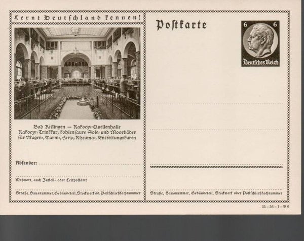 Deutsches Reich Bildpostkarte P236/ 35-56-1-B6 ungebraucht/ *