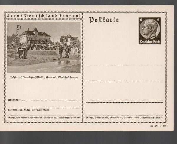 Deutsches Reich Bildpostkarte P236/ 35-56-1-B8 ungebraucht/ *