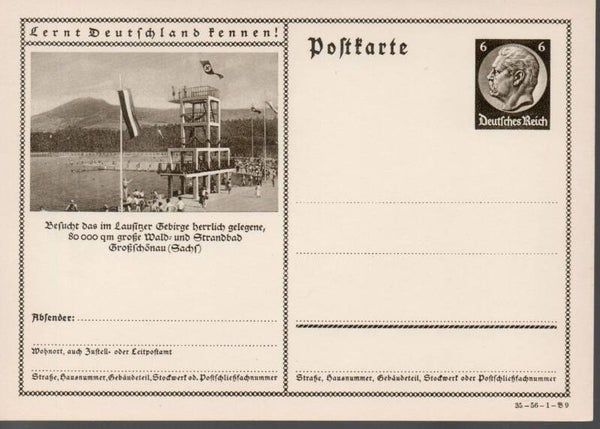 Deutsches Reich Bildpostkarte P236/ 35-56-1-B9 ungebraucht/ *