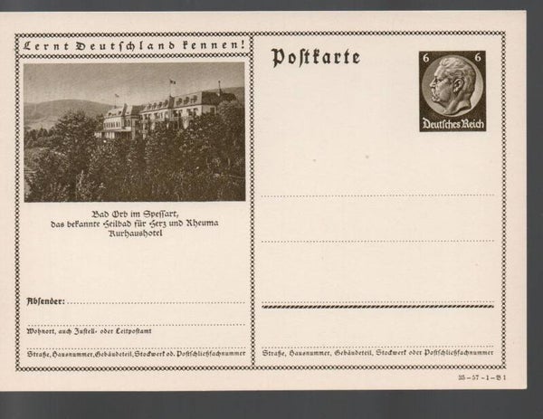Deutsches Reich Bildpostkarte P236/ 35-57-1-B1 ungebraucht/ *