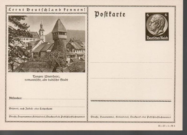 Deutsches Reich Bildpostkarte P236/ 35-57-1-B2 ungebraucht/ *