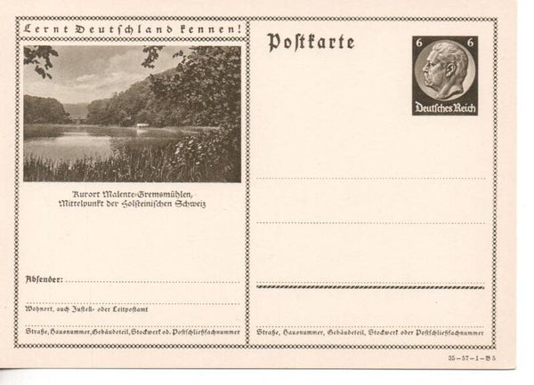 Deutsches Reich Bildpostkarte P236/ 35-57-1-B5 ungebraucht/ *