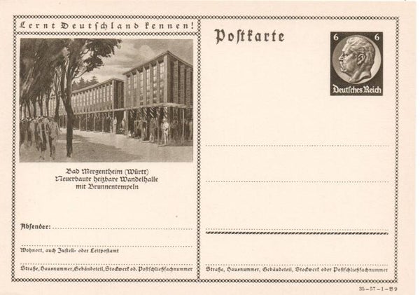 Deutsches Reich Bildpostkarte P236/ 35-57-1-B9 ungebraucht/ *
