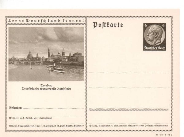 Deutsches Reich Bildpostkarte P236/ 35-58-1-B2 ungebraucht/ *
