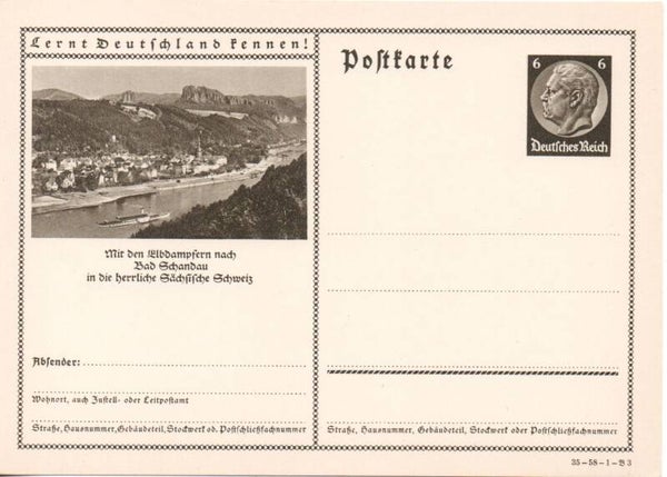 Deutsches Reich Bildpostkarte P236/ 35-58-1-B3 ungebraucht/ *