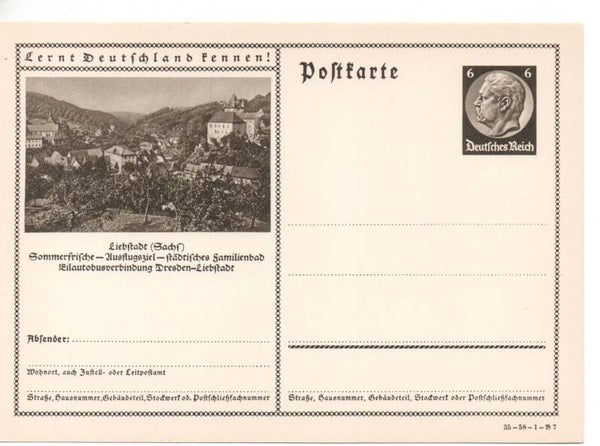 Deutsches Reich Bildpostkarte P236/ 35-58-1-B7 ungebraucht/ *