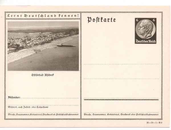 Deutsches Reich Bildpostkarte P236/ 35-58-1-B9 ungebraucht/ *
