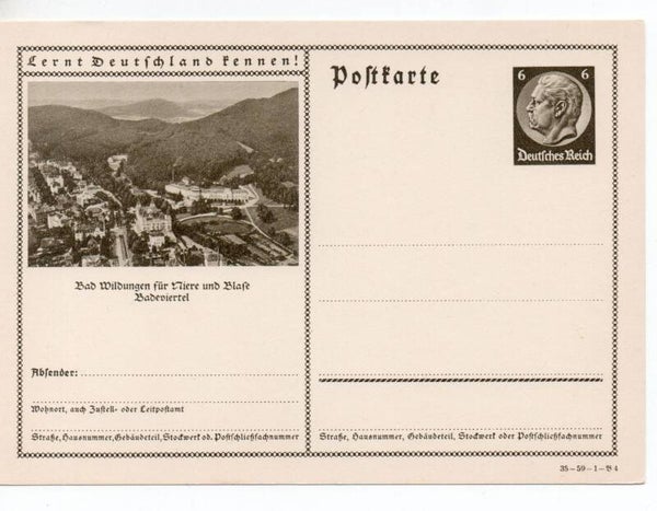 Deutsches Reich Bildpostkarte P236/ 35-59-1-B4 ungebraucht/ *