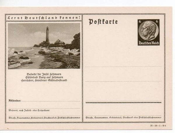 Deutsches Reich Bildpostkarte P236/ 35-59-1-B6 ungebraucht/ *