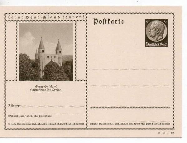 Deutsches Reich Bildpostkarte P236/ 35-59-1-B8 ungebraucht/ *