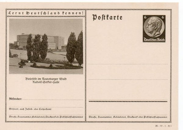 Deutsches Reich Bildpostkarte P236/ 35-59-1-B9 ungebraucht/ *