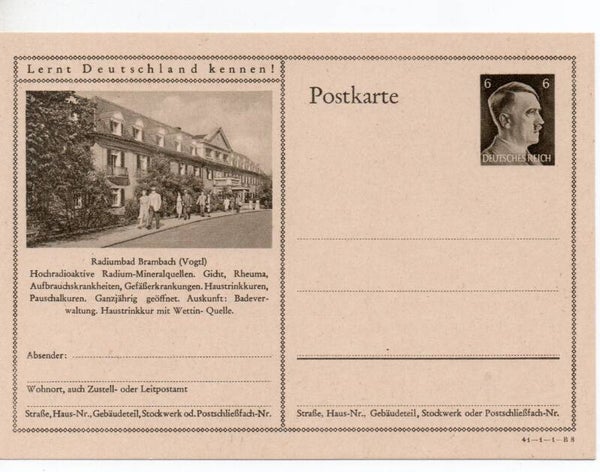 Deutsches Reich Bildpostkarte P305/ 41-1-1-B8 ungebraucht/ *