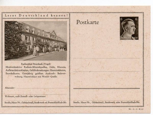 Deutsches Reich Bildpostkarte P305/ 41-1-1-B12 ungebraucht/ *
