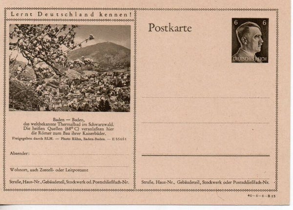 Deutsches Reich Bildpostkarte P305/ 41-1-1-B13 ungebraucht/ *