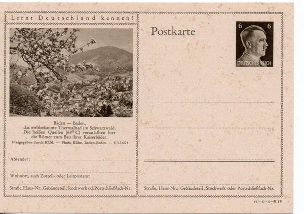 Deutsches Reich Bildpostkarte P305/ 41-1-1-B19 ungebraucht/ *