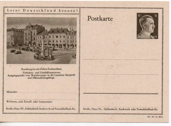 Deutsches Reich Bildpostkarte P305/ 41-2-1-B3 ungebraucht/ *
