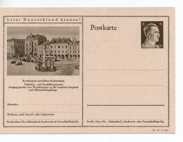 Deutsches Reich Bildpostkarte P305/ 41-2-1-B6 ungebraucht/ *