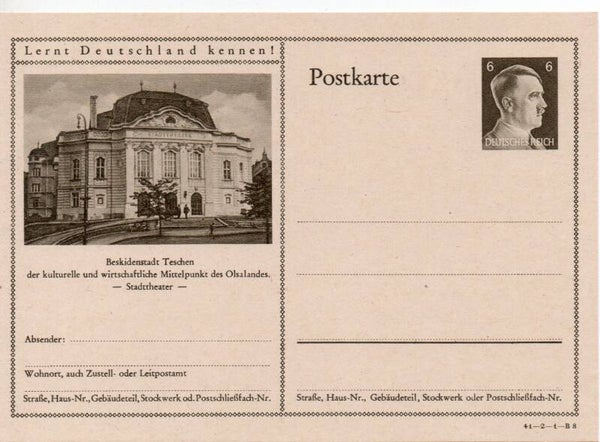 Deutsches Reich Bildpostkarte P305/ 41-2-1-B8 ungebraucht/ *